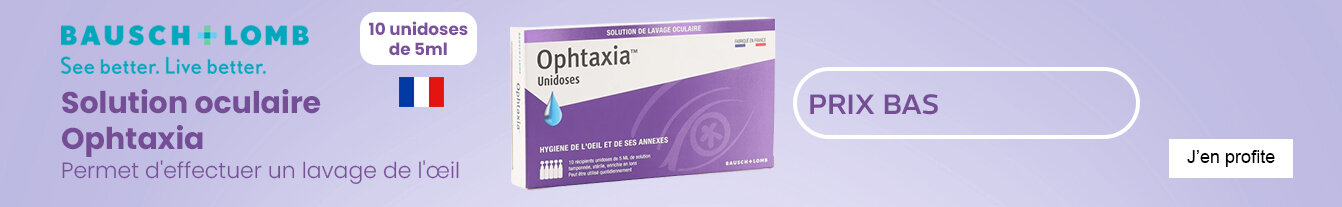 Prix bas Ophtaxia solution oculaire unidoses