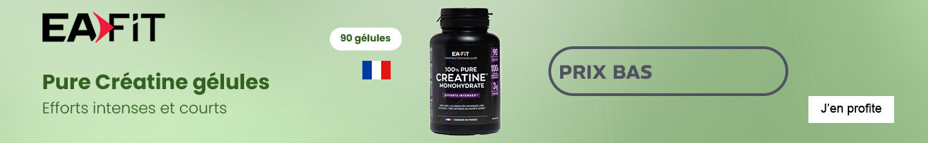 Prix bas Pure Créatine gélules Eafit