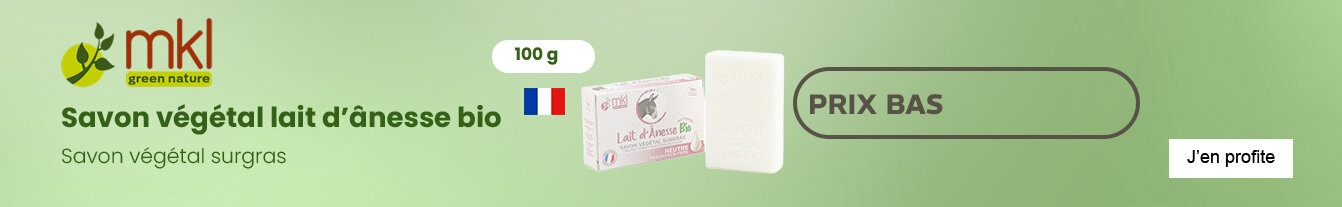 Prix bas savon végétal lait d'anesse MKL