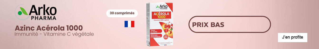 Prix bas Azinc Acérola 1000 Arkopharma