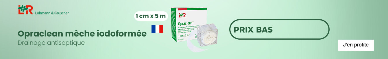 Prix bas Lohmann Opraclean mèche iodoformée