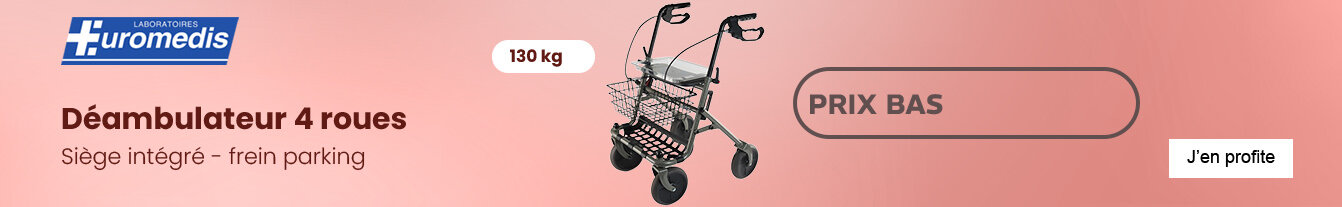 Mea Déambulateur 4 roues avec panier