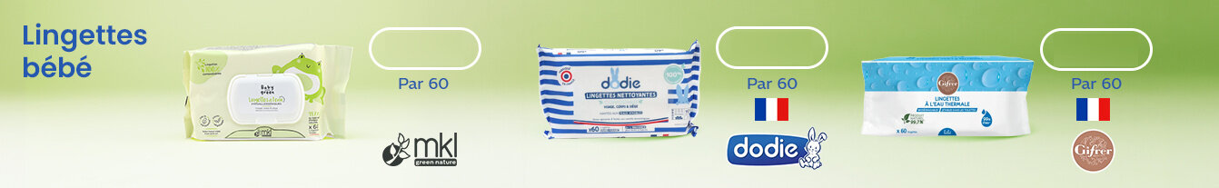 Prix bas Dodie Lingettes nettoyantes bébé