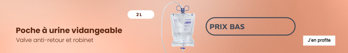 Prix bas Poche à urine 2L