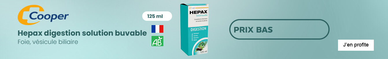 Prix bas Hepax digestion solution buvable