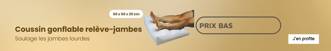 Prix bas coussin gonflable relève jambes