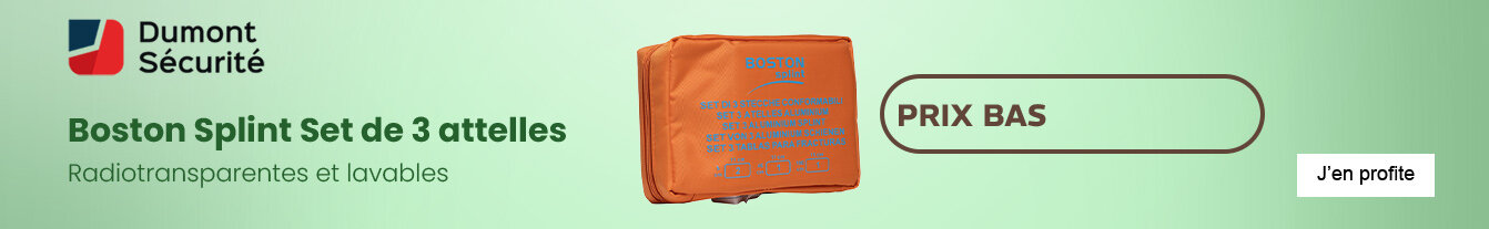Prix bas Boston Splint Set de 3 attelles modelables