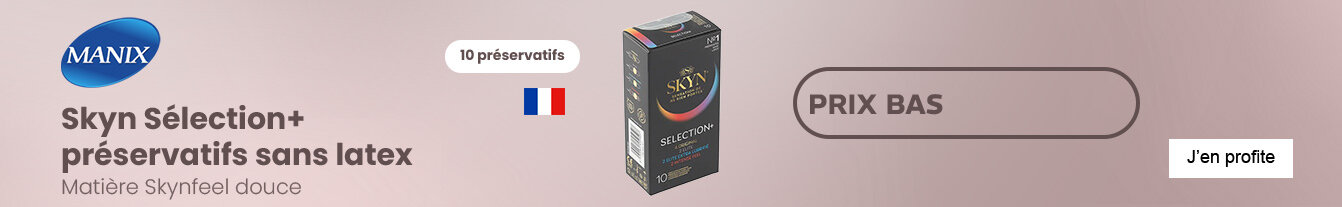 Prix bas Manix Skyn Sélection+ préservatifs sans latex
