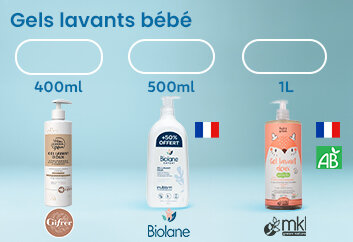 Prix bas Gifrer Bébé gel lavant corps et cheveux
