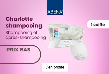 Prix bas Abena charlotte shampooing