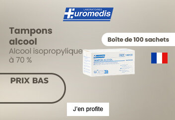 Prix bas Tampons alcool