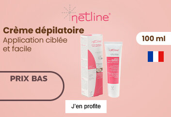 Prix bas Netline crème dépilatoire avec applicateur