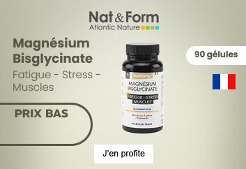 Prix bas Nat et Form Bisglycinate de magnésium gélules