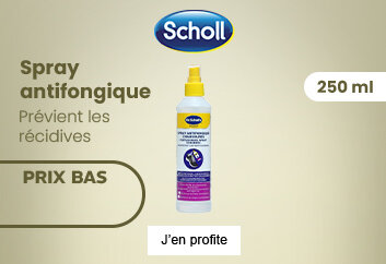 Prix bas spray antifongique Scholl
