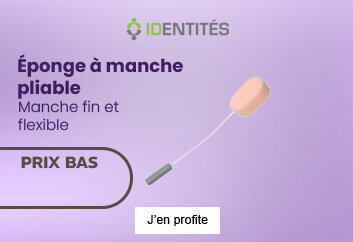 Prix bas éponge à manche pliable Identités