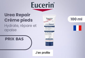 Prix bas Eucerin crème pieds