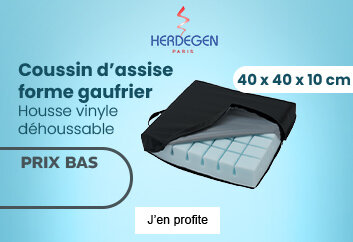 Prix bas Coussin d'assise forme gaufrier