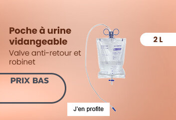 Prix bas Poche à urine 2L