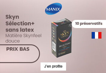Prix bas Manix Skyn Sélection+ préservatifs sans latex