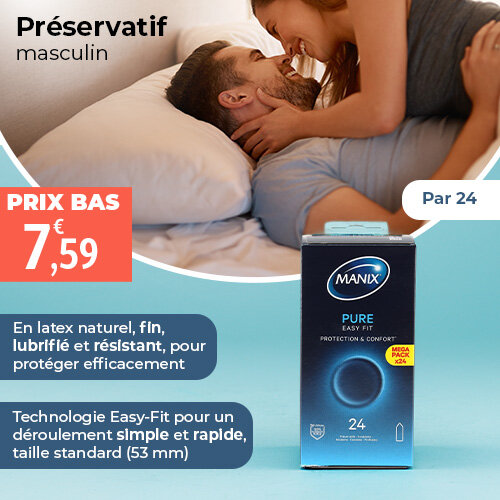 Prix bas Manix Pure Préservatifs