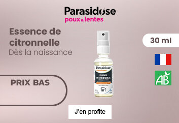 Prix bas Parasidose essence de citronnelle