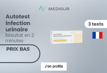 Prix bas Medisur autotest infection urinaire