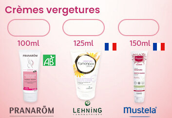 Prix bas Pranarom Maternité crème massage vergetures Bio