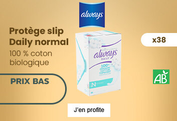 Prix bas Always Daily Protège slip normal