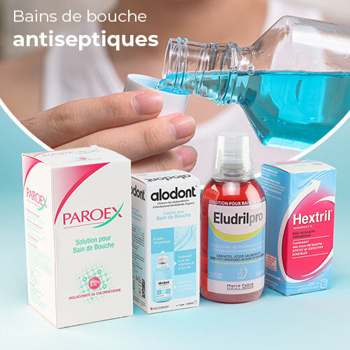 Mea bains de bouche antiseptiques