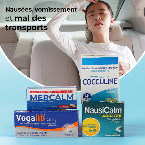 Mea médicaments nausées, vomissement et mal des transports