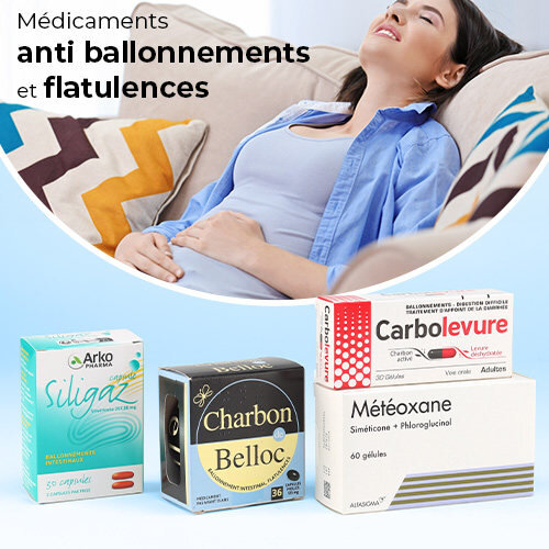 Mea médicaments anti ballonnements et flatulences