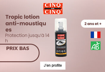 Prix bas Cinq sur Cinq Tropic lotion anti moustiques