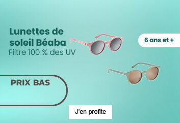 Prix bas Lunettes de soleil Béaba enfant