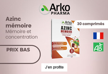 Prix bas Azinc mémoire Arkopharma