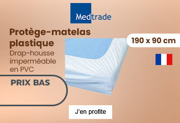 Prix bas Clinibed protège matelas plastique Dermalys