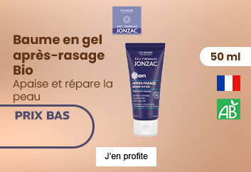 Prix bas Jonzac Men baume en gel après rasage Bio