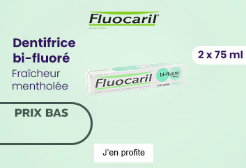 Prix bas Fluocaril bi fluoré dentifrice à la menthe
