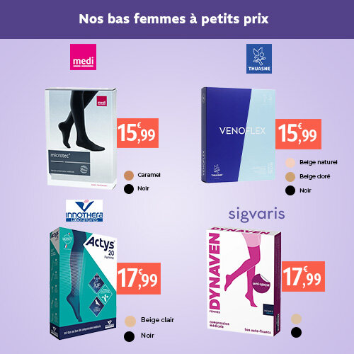 Mea bas de contention femmes