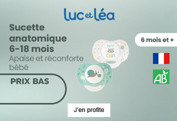 Prix bas Luc et Léa sucettes silicone 6 18 mois