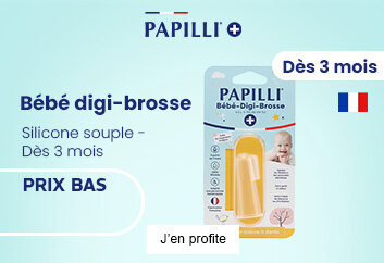 Prix bas Papilli Bébé Digi Brosse