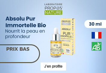 Prix bas  Absolu Pur immortelle sérum Propos Nature