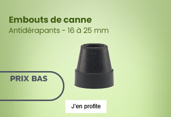 Prix bas embouts antidérapants pour canne