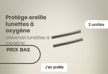 Prix bas Protège oreille pour lunettes à oxygène 2 unités