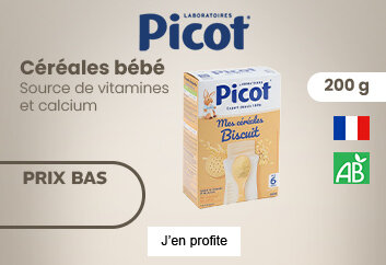 Prix bas céréales bébé Picot