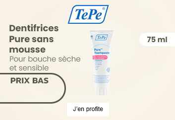 Prix bas TePe Dentifrices Pure sans mousse