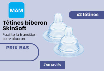 Prix bas MAM 2 tétines biberon