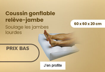 Prix bas coussin gonflable relève jambes