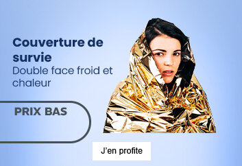 Prix bas couverture de survie