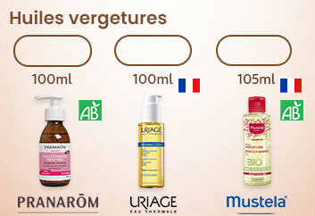 Prix bas Huile vergetures Bio