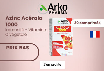 Prix bas Azinc Acérola 1000 Arkopharma
